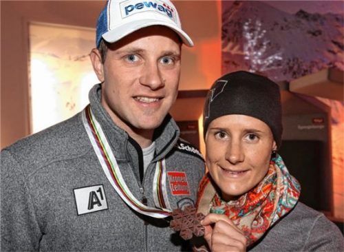 Abfahrer Romed Baumann hatte nach der Hochzeit mit der Kiefersfeldenerin Vroni Eller die Doppel-Staatsbürgerschaft beantragt und auch bekommen.Foto Gepa