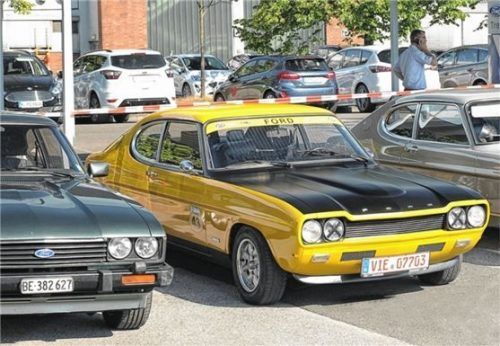 Beim Capri-Treffen an den Kölner Fordwerken kamen vergangene Woche mehr als 100 Enthusiasten zusammen. Foto Auto-Medienportal.Net/Ford