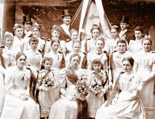 Das Gründungsjubiläum zum 25-jährigen Bestehen feierte der Krankenunterstützungsverein der Eisen- und Feuerarbeiter am 16. Juni 1894. Foto stadtarchiv