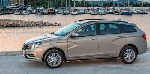 Das lohnt sich: das Modell „Springtime“ des Lada Vesta SW.Foto Auto-Medienportal//Lada