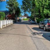 Bauarbeiten in der Ganghoferstraße