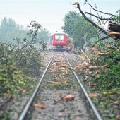 Schrecksekunden im Zug