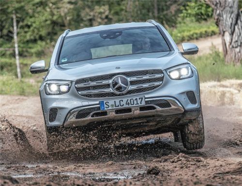 In Action: der Mercedes-Benz GLC 300. Foto Auto-Medienportal.Net/Daimler