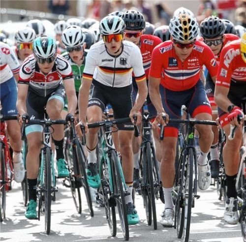 Marco Brenner vom Team Auto Eder Bayern überzeugte im Nationaltrikot.