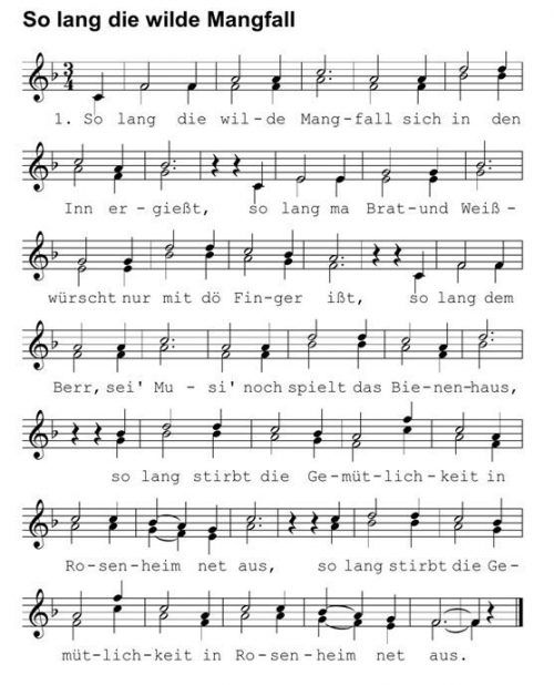 Michl Kaempfels Lied besingt die Gemütlichkeit. re