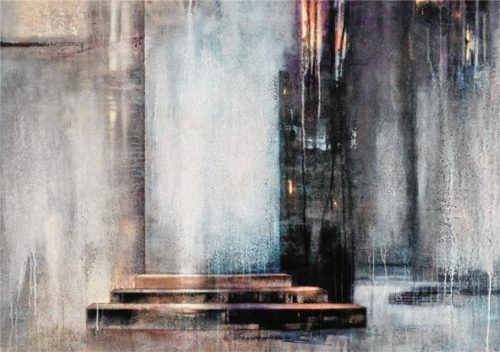 „Oratorium“ (2017), Acryl auf Leinwand. re