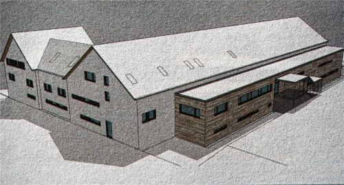 Über acht Millionen Euro verschlingt die Sanierung von Feuerwehrhaus und Schulturnhalle.  Stache