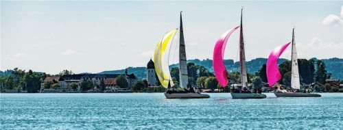 Vor der Fraueninsel kämpften die Asso 99 bei der Deutschen Bestenermittlung um den Titel.