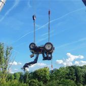 Unfall vor den Augen des Vaters