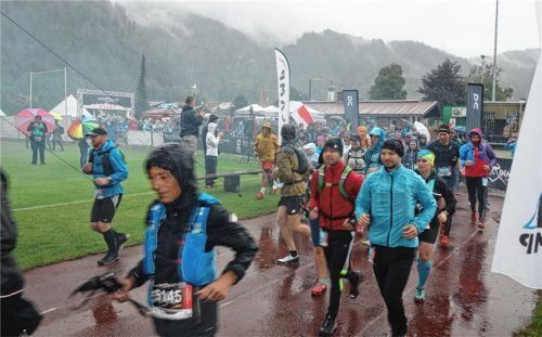 950 Teilnehmer waren am Start beim Mountainman in Reit im Winkl. Foto Hauser