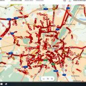 Warnstreik der MVG-Fahrer: So staute es sich gestern auf Münchens Straßen