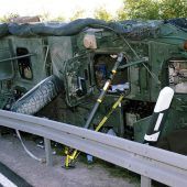 Fahrer wird am Steuer ohnmächtig: Panzer auf Irrfahrt