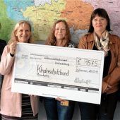 1575 Euro für den Kinderschutzbund gesammelt
