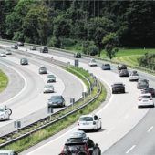 Der Megastau auf Autobahnen bleibt aus