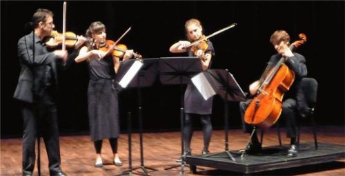 Äußerst vielseitig: das junge Ensemble des Orbis Quartetts. Foto Füchtner