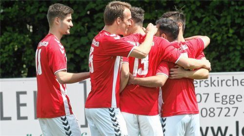 Buchbachs U23 hatte am Mittwoch Grund zum Jubeln. Foto  Buchholz