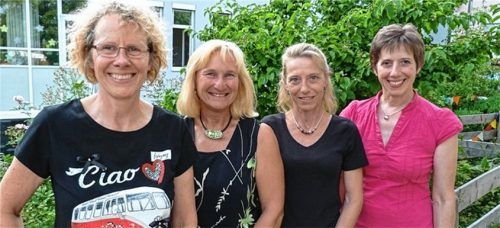Das Team „Offene Ganztagsschule“ (von links): Barbara Spiegel, Rita Fenzl, Elke Hamberger und Monika Eisner. Foto re