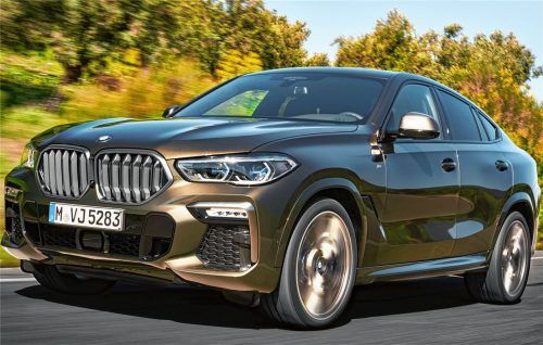 Die große, von einem gemeinsamen Rahmen eingefasste BMW-Niere ist das auffälligste Merkmal des neuen BMW X6. Foto ampnet/BMW