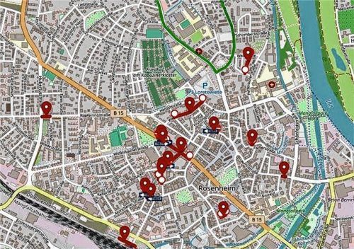 Eine digitale Karte auf den Internetseiten von Stadt und Stadtwerken zeigt alle aktuellen Baumaßnahmen an. Foto re