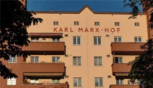 Fassade des Wiener Karl-Marx-Hofes.Fotos Kregel