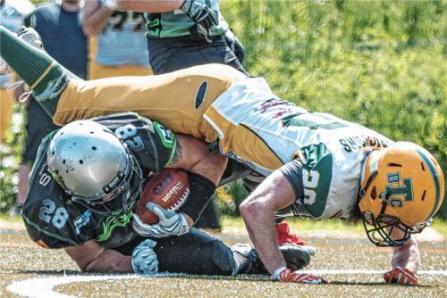 Heiß her ging es im Duell zwischen den Rebels und den Capricorns.Foto Herold