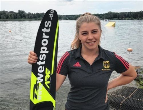 Jana Meier wurde im Europacup-Slalom Zweite.
