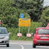 Kreisverkehr und Bypass für mehr Sicherheit