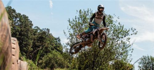 Simon Stein siegte in der Klasse 85 ccm. Foto  Luyken