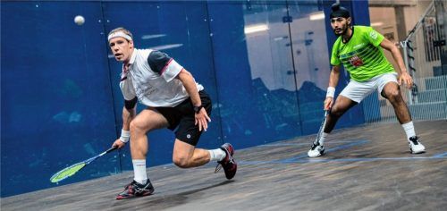 Voller Einsatz: Rudi Rohrmüller bezwang im Endspiel von Königsbrunn den Inder Adhitya Raghavan.