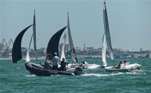 Vor der Küste von Cadiz segelten die Priener um den WM-Titel.