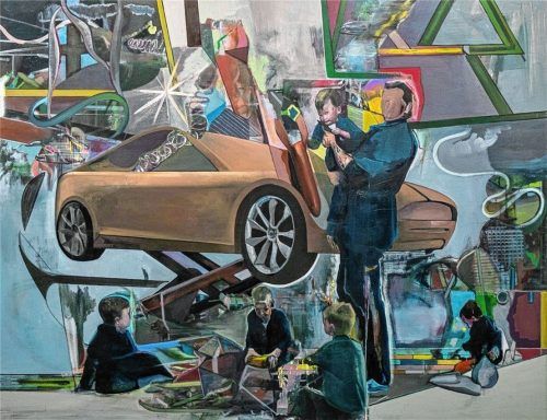 Zukunftsversion oder Blick auf die Gegenwart? „Datenträger“ (2019). Foto Hesse