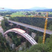Nächste Bauphase an der Rekordbrücke
