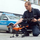 Drohnen helfen Polizei bei Einsätzen