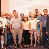 BRK-Jubilare spenden bislang 1463 Liter Blut für Notfälle
