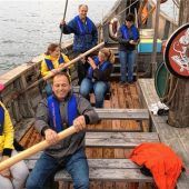 Die OVB-Abocard macht‘s möglich: Auf dem Wikingerschiff über den Chiemsee