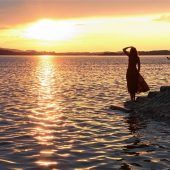 Sonnenuntergang am Chiemsee