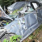 Verfolgungsjagd endet am Abhang