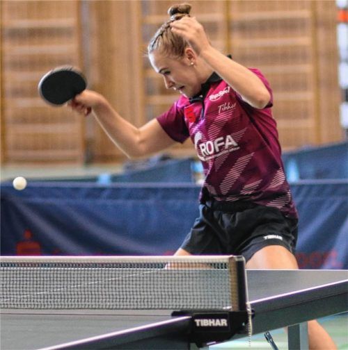 Bei der Kolbermoorerin Naomi Pranjkovic zeigt die Kurve im internationalen Vergleich weiter nach oben.Foto Erlich