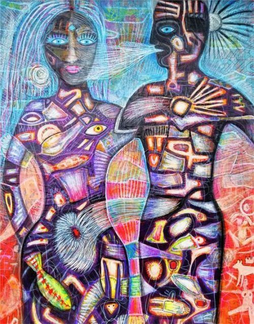 Eines der neuen Bilder von Eva Dahn Rubin. Giesen