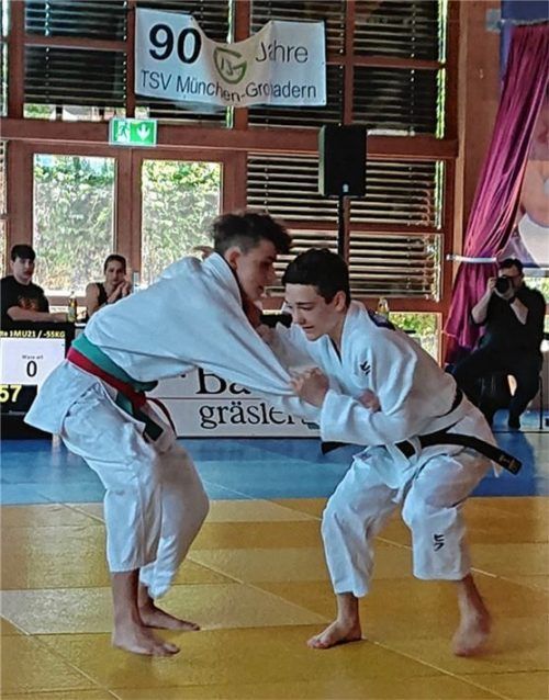 Hugo Körber (links) beim Bundessichtungsturnier Isar-Pokal.