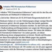 Initiative „Pro Krematorium Kolbermoor“ gegründet