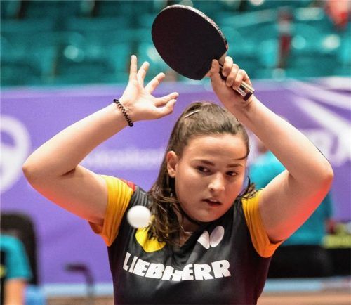 Kolbermoors Anastasia Bondareva erreichte bei den Hongkong Open im Einzel das Viertelfinale. Foto  Steinbrenner