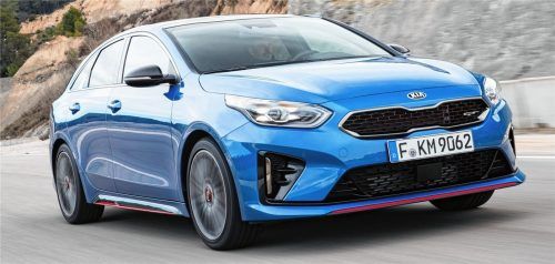 Seitliche Finnen und abgesetzte Seitenschweller wirken etwas zu verspielt und trotzdem kann sich der Kia Proceed 1.6 T-GDI GT durchaus sehen lassen – vor allem wegen Interieur und Antrieb. Foto  Auto-Medienportal.Net/Kia