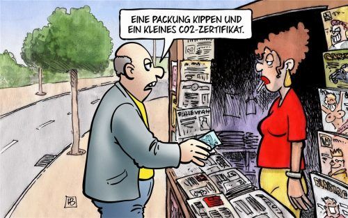 So könnte der Zertifikathandel auch funktionieren.Harm Bengen