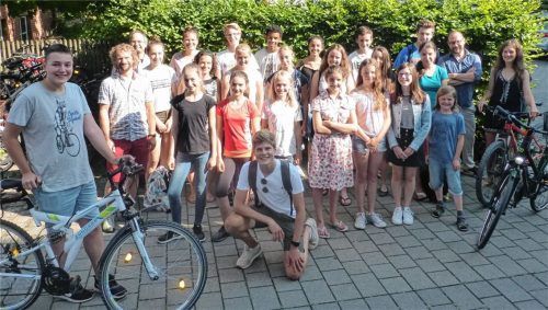 Spitzenwerte auf dem Drahtesel: Über 33000 Kilometer haben die Teilnehmer des Sebastian-Finsterwalder-Gymnasiums Rosenheim beim Stadtradeln zurückgelegt. Foto re