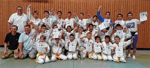 Titel verteidigt: Die KG Bad Aibling-Achental-Miesbach hat die Judo-Jugendliga gewonnen.
