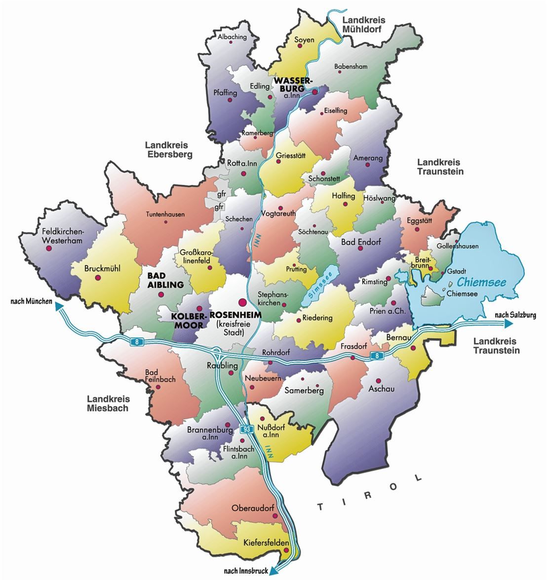 Wachstumsregion und Zuzugsmagnet: Der Landkreis Rosenheim wächst und