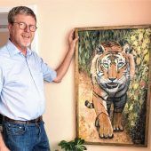 Ein Schwarzer, der es bunt mag
