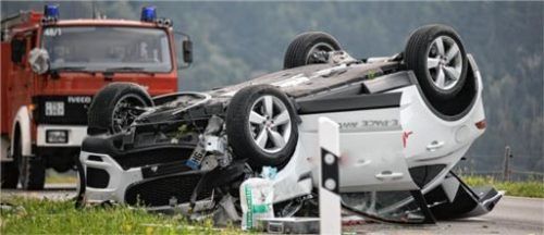 Zwischen Oberwössen und Brem ereignete sich der Unfall, bei dem die 26-Jährige verletzt wurde. Foto Lamminger