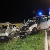 22-Jähriger verbrennt in seinem Auto